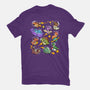 Space Dinosaurs-Womens-Fitted-Tee-GoshWow