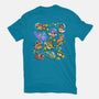 Space Dinosaurs-Womens-Fitted-Tee-GoshWow