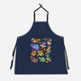 Space Dinosaurs-Unisex-Kitchen-Apron-GoshWow