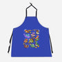 Space Dinosaurs-Unisex-Kitchen-Apron-GoshWow