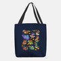 Space Dinosaurs-None-Basic Tote-Bag-GoshWow
