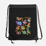 Space Dinosaurs-None-Drawstring-Bag-GoshWow