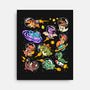 Space Dinosaurs-None-Stretched-Canvas-GoshWow
