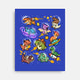 Space Dinosaurs-None-Stretched-Canvas-GoshWow