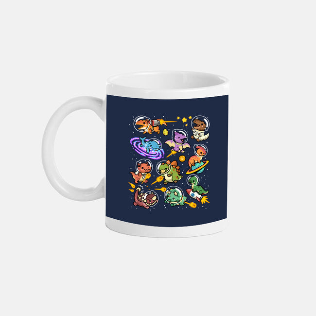 Space Dinosaurs-None-Mug-Drinkware-GoshWow