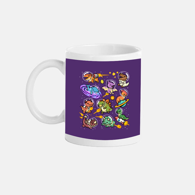 Space Dinosaurs-None-Mug-Drinkware-GoshWow