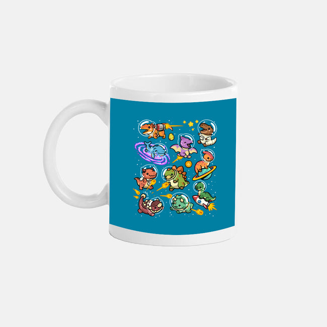 Space Dinosaurs-None-Mug-Drinkware-GoshWow