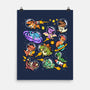 Space Dinosaurs-None-Matte-Poster-GoshWow