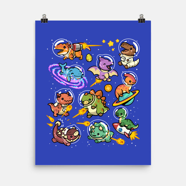Space Dinosaurs-None-Matte-Poster-GoshWow