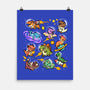 Space Dinosaurs-None-Matte-Poster-GoshWow