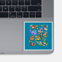 Space Dinosaurs-None-Glossy-Sticker-GoshWow