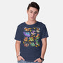 Space Dinosaurs-Mens-Basic-Tee-GoshWow
