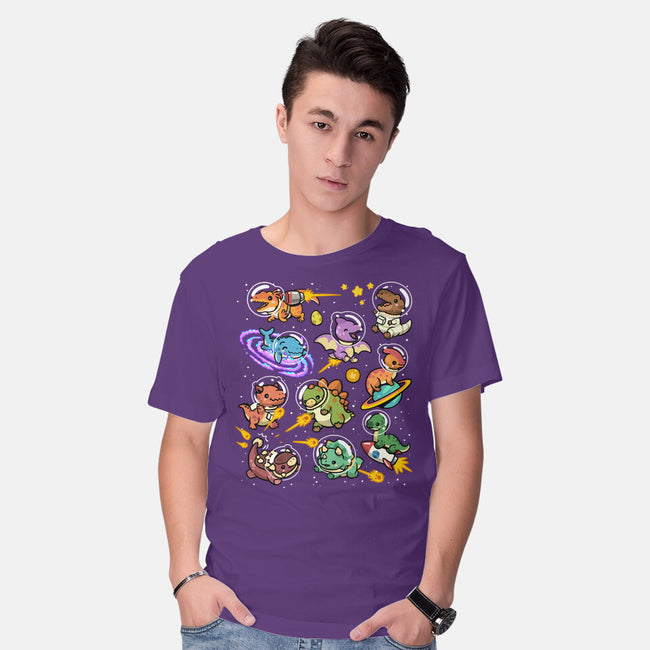 Space Dinosaurs-Mens-Basic-Tee-GoshWow