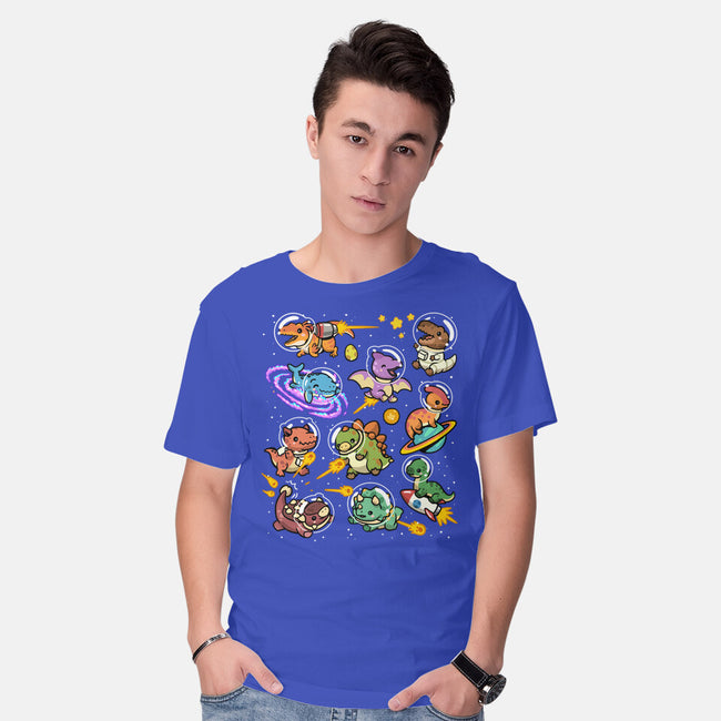 Space Dinosaurs-Mens-Basic-Tee-GoshWow