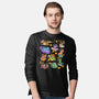 Space Dinosaurs-Mens-Long Sleeved-Tee-GoshWow