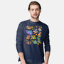 Space Dinosaurs-Mens-Long Sleeved-Tee-GoshWow