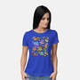 Space Dinosaurs-Womens-Basic-Tee-GoshWow