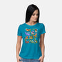 Space Dinosaurs-Womens-Basic-Tee-GoshWow