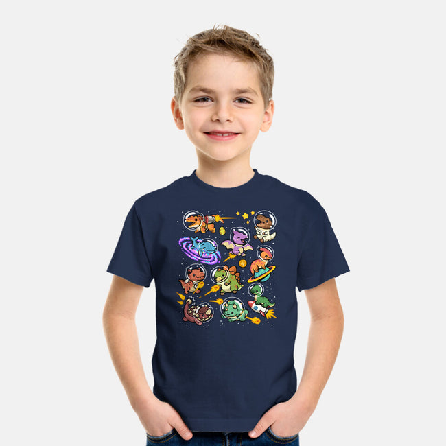 Space Dinosaurs-Youth-Basic-Tee-GoshWow