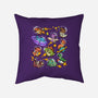 Space Dinosaurs-None-Removable Cover w Insert-Throw Pillow-GoshWow