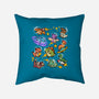 Space Dinosaurs-None-Removable Cover w Insert-Throw Pillow-GoshWow