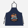 Blue Tiger Pumpkin-Unisex-Kitchen-Apron-glitchygorilla