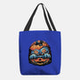 Blue Tiger Pumpkin-None-Basic Tote-Bag-glitchygorilla