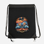 Blue Tiger Pumpkin-None-Drawstring-Bag-glitchygorilla