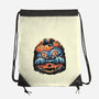 Blue Tiger Pumpkin-None-Drawstring-Bag-glitchygorilla