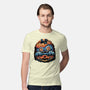 Blue Tiger Pumpkin-Mens-Premium-Tee-glitchygorilla
