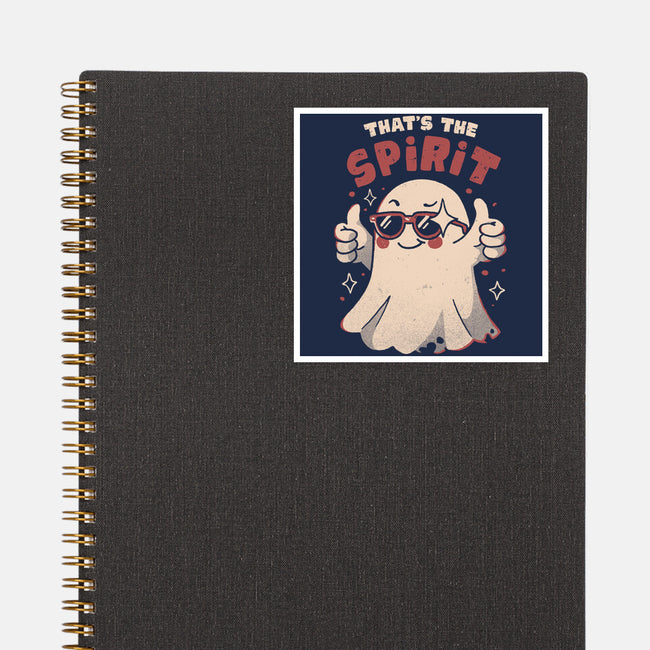 That's The Spirit-None-Glossy-Sticker-eduely