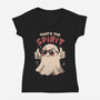 That's The Spirit-Womens-V-Neck-Tee-eduely