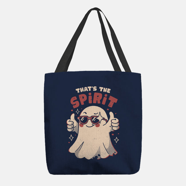 That's The Spirit-None-Basic Tote-Bag-eduely