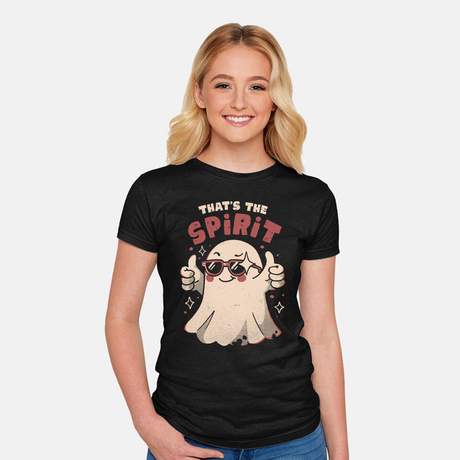 That's The Spirit-Womens-Fitted-Tee-eduely
