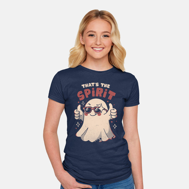 That's The Spirit-Womens-Fitted-Tee-eduely