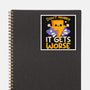 It Does Get Worse-None-Glossy-Sticker-NemiMakeit