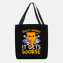 It Does Get Worse-None-Basic Tote-Bag-NemiMakeit