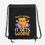 It Does Get Worse-None-Drawstring-Bag-NemiMakeit