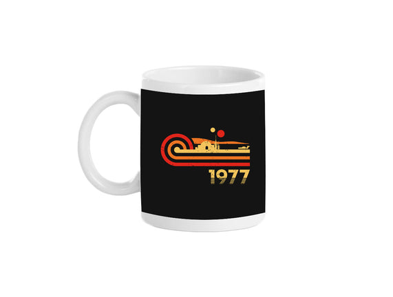 Retro Vintage Desert Planet