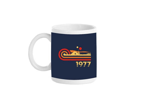 Retro Vintage Desert Planet