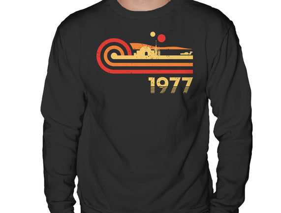 Retro Vintage Desert Planet