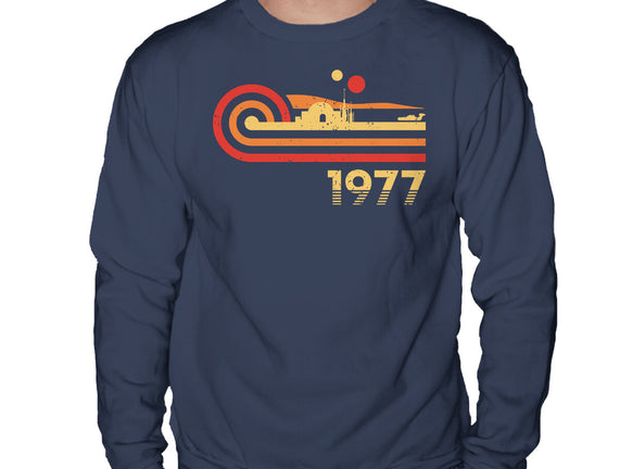 Retro Vintage Desert Planet