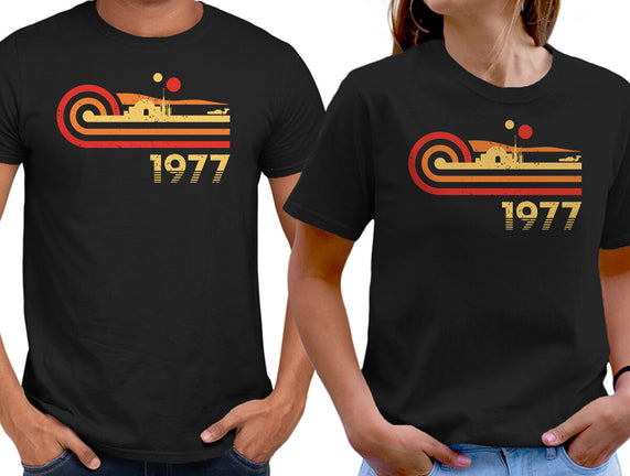 Retro Vintage Desert Planet