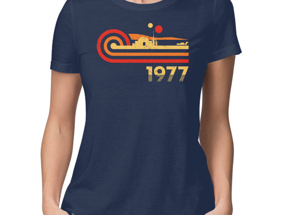 Retro Vintage Desert Planet