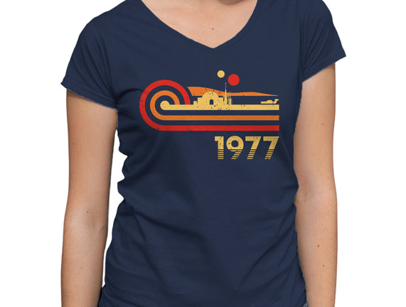 Retro Vintage Desert Planet
