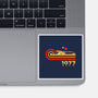 Retro Vintage Desert Planet-None-Glossy-Sticker-retrodivision