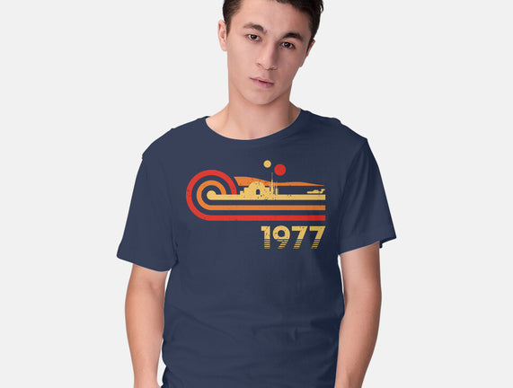 Retro Vintage Desert Planet