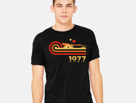 Retro Vintage Desert Planet