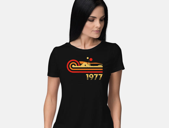 Retro Vintage Desert Planet