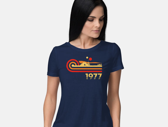 Retro Vintage Desert Planet